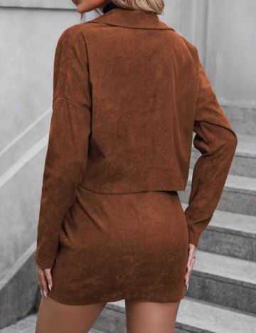 Cămașă Shein, maro