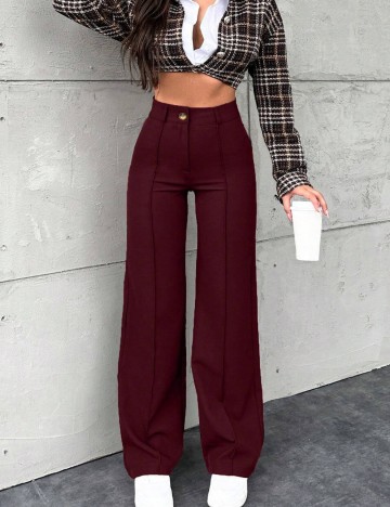 Pantaloni Shein, vișiniu