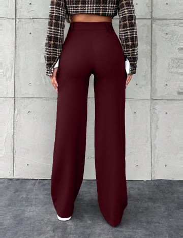 Pantaloni Shein, vișiniu