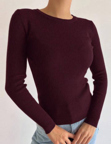 Bluză Shein DAZY, vișiniu