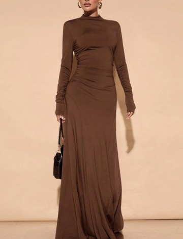 Rochie maxi Shein, maro