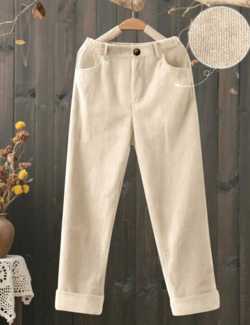 Pantaloni Shein, crem