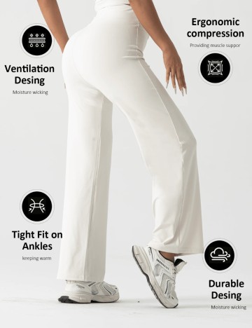 Pantaloni Shein, crem