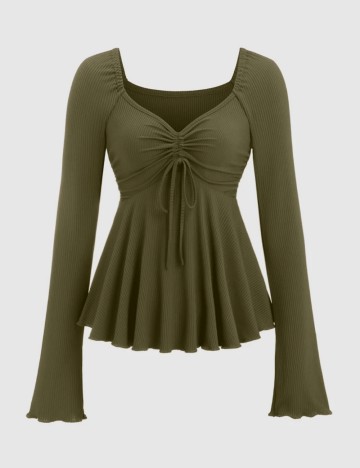 Bluze de trening Shein, kaki