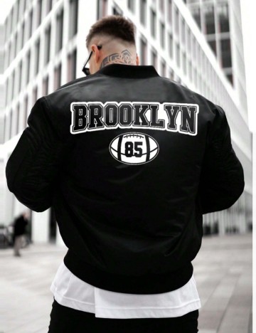 Jachetă Shein MANFINITY, negru