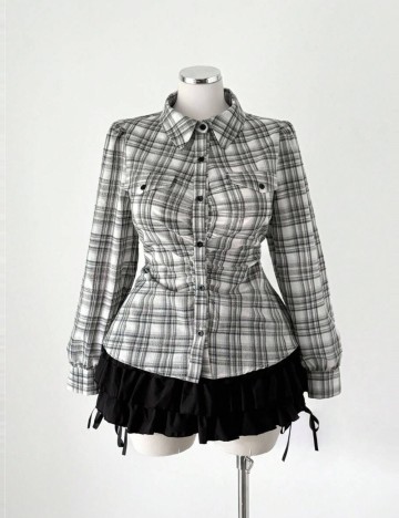 Cămașă Shein Curve+, mix culori