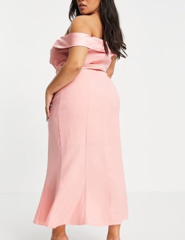 Rochie maxi Yaura, roz