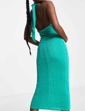 Rochie midi IN THE STYLE, verde