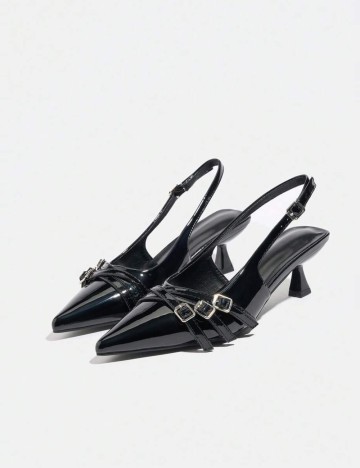 Pantofi cu toc Shein, negru