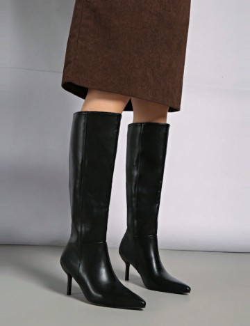 Cizme cu toc Shein, negru