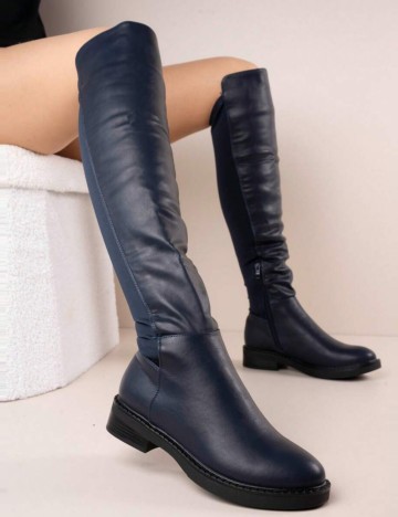 Cizme Shein, bleumarin