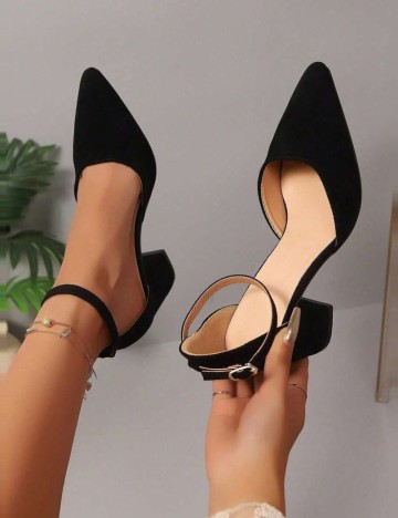 Pantofi cu toc Shein, negru