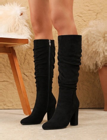 Cizme cu toc Shein, negru