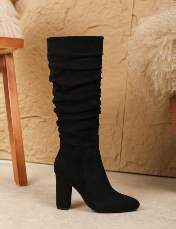Cizme cu toc Shein, negru