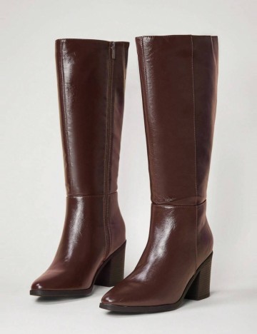 Cizme cu toc Shein, maro