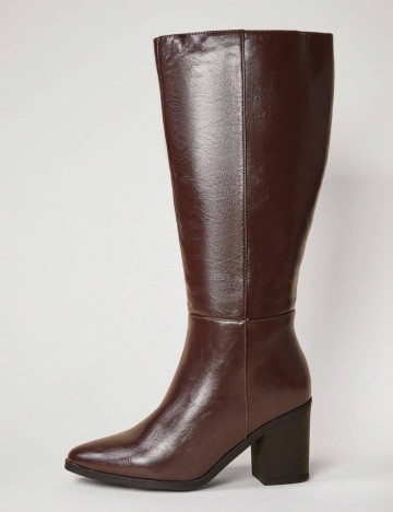 Cizme cu toc Shein, maro