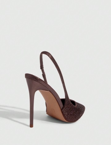 Pantofi cu toc Shein, maro
