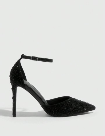 Pantofi cu toc Shein CUCCOO, negru