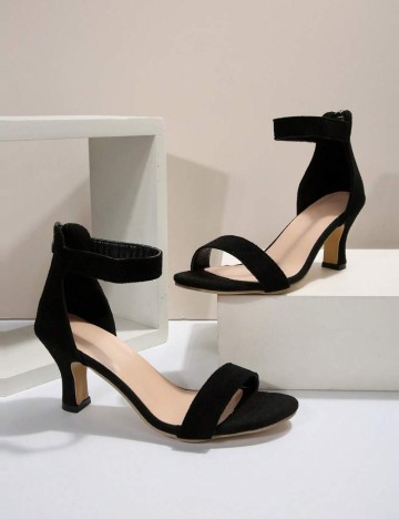 Sandale Cu Toc Shein, negru