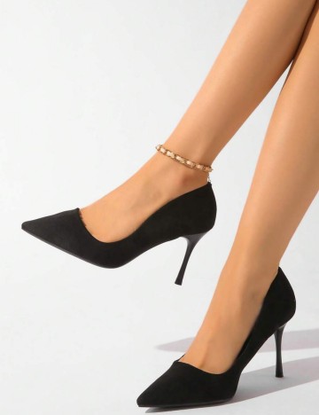 Pantofi cu toc Shein, negru