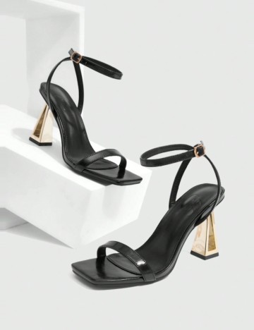 Sandale Cu Toc Shein CUCCOO, negru