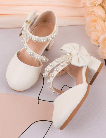 Pantofi cu toc Shein, alb
