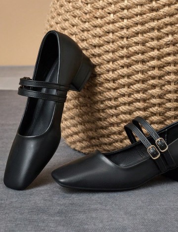 Pantofi cu toc Shein, negru