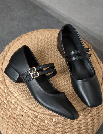 Pantofi cu toc Shein, negru