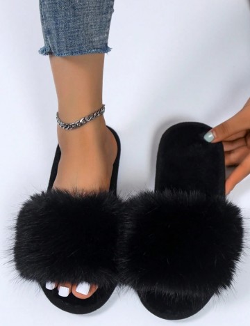 Papuci de casă Shein, negru