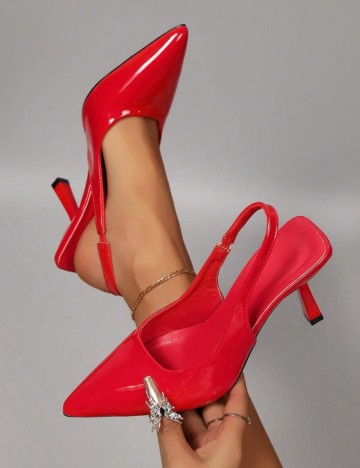 Saboți cu toc Shein, negru