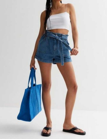 Pantaloni scurți de blugi Urban Bliss, albastru