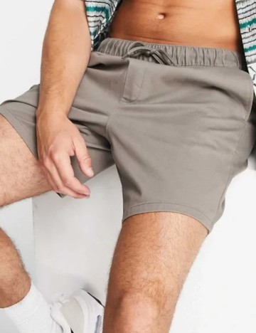 Pantaloni scurți ASOS, gri