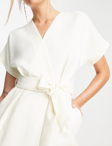 Rochie midi Closet, crem