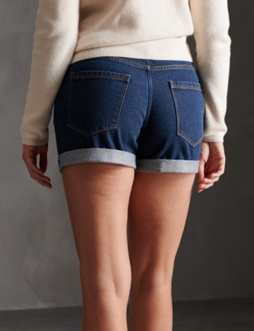 Pantaloni scurți de blugi Superdry, albastru