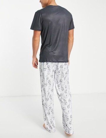 Compleu pijamale Loungeable, mix culori