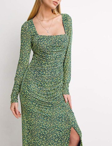 Rochie midi ASOS, mix culori