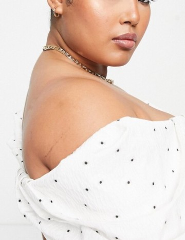 Rochie mini ASOS, alb