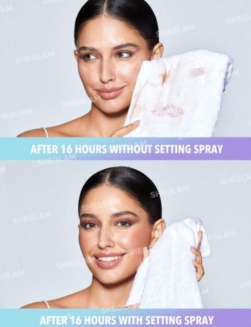 Spray  fixare machiaj Shein, mov