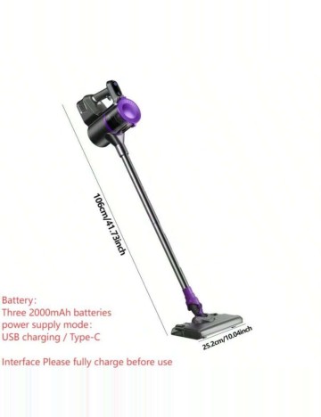 Aspirator fără fir Shein, gri