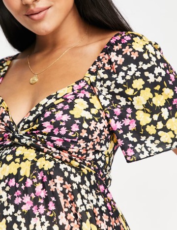 Rochie maxi ASOS, mix culori