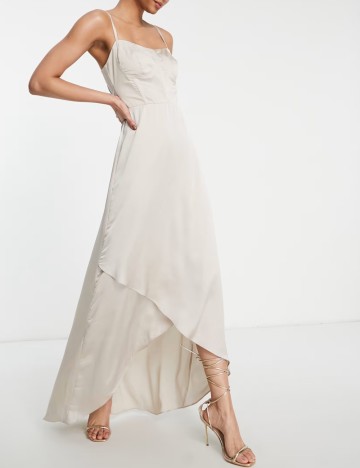 Rochie maxi TFNC, bej