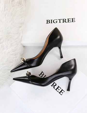 Pantofi cu toc Shein, negru