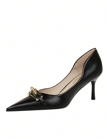 Pantofi cu toc Shein, negru