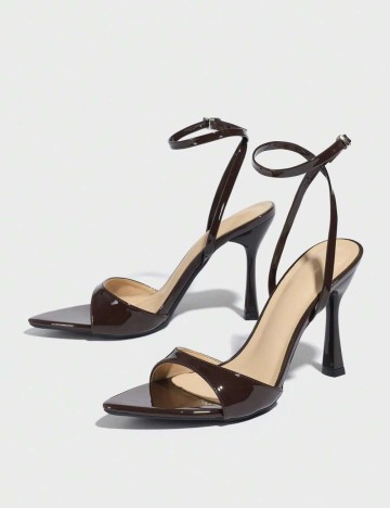 Sandale Cu Toc Shein, verde