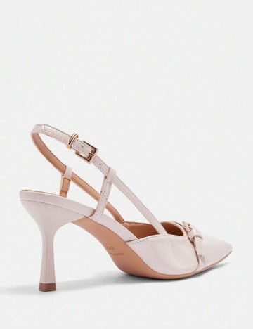 Saboți cu toc Shein, bej