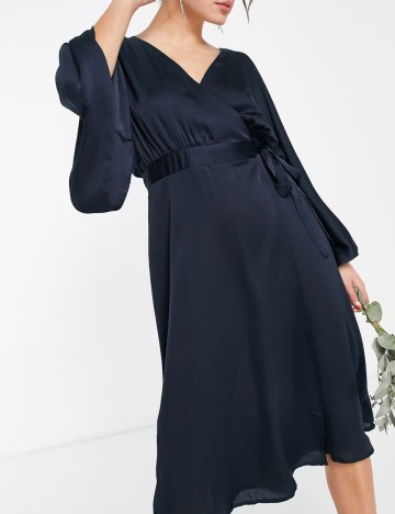 Rochie midi TFNC, bleumarin