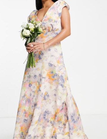 Rochie maxi Liquorish, mix culori