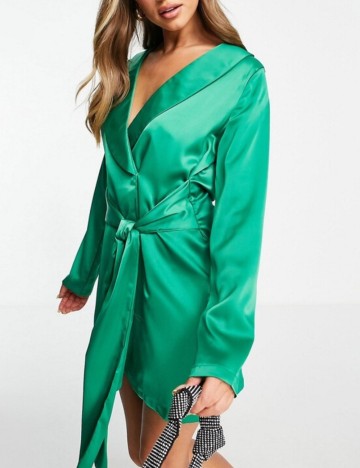 Rochie mini IN THE STYLE, verde