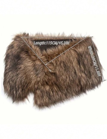 Eșarfă Shein, maro