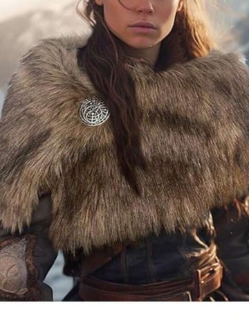 Eșarfă Shein, maro